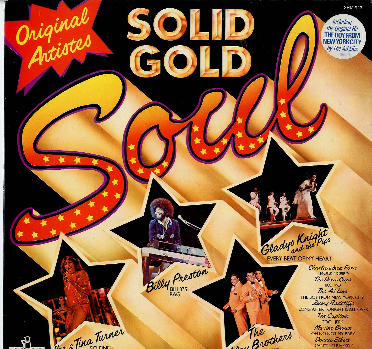 Albumcover Various Soul-Artists - Solid Gold Soul