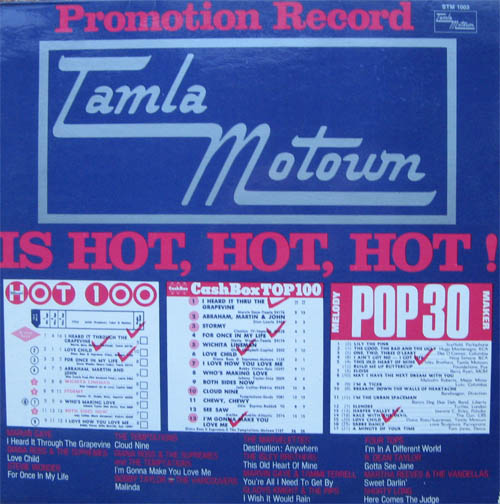 Albumcover Tamla Motown Sampler - Tamla Motown is Hot Hot Hot (Promotion Record)