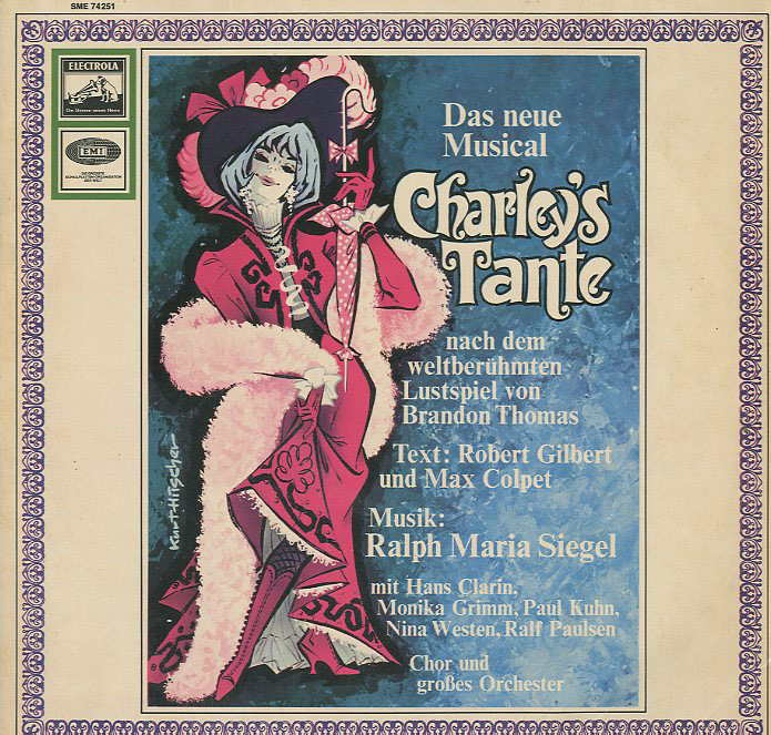 Albumcover Charlys Tante (Musical) - Charlys Tate - Da neue Musical nach dem berühmten Lustspiel von Brandon Thomas