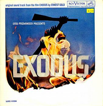 Albumcover Exodus - Original Soundtrack from the Film Exodus, starring Paul Newman, Music by Ernst Gold Conducting the Sinfonia of London Orchestra