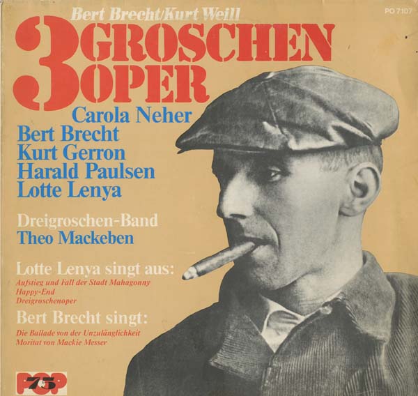 Albumcover Drei Groschen Oper (Three Penny Opera ) - 3 Groschenoper von Bert Brecht und Kurt Weill