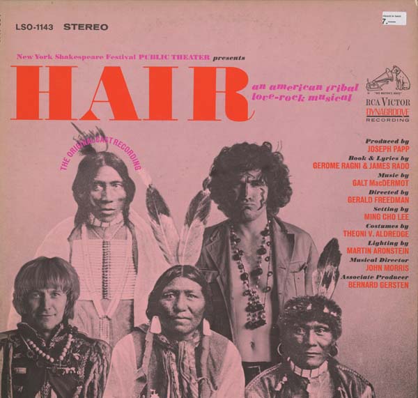 Albumcover Hair - Hair - An american Tribal Love Rock Musical