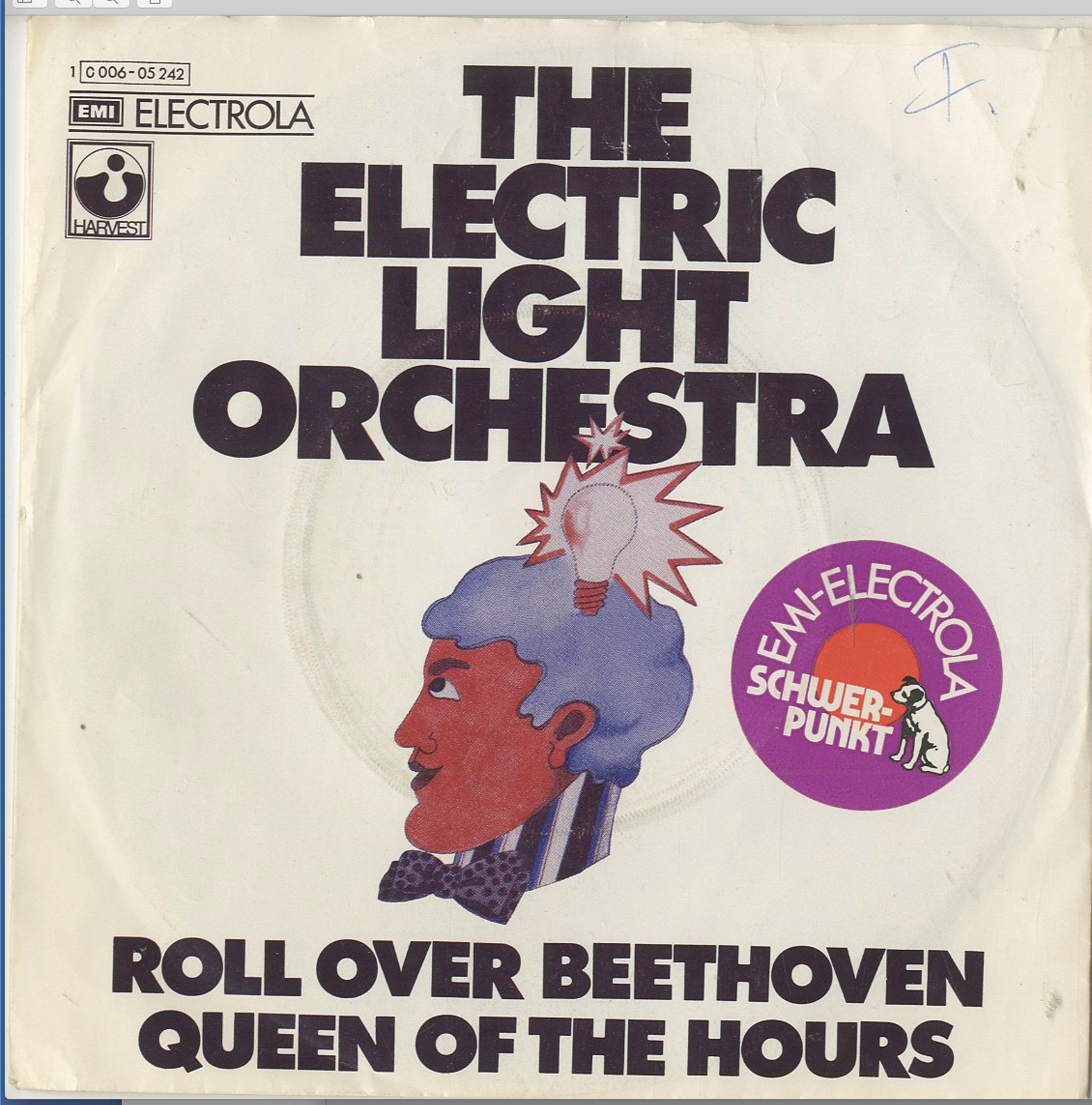 Albumcover Electric Light Orchestra (ELO) - Roll Over Beethoven / Queen Of The Hours