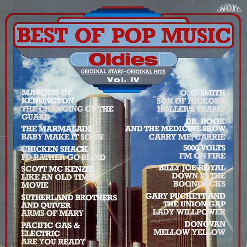 Albumcover Various Artists of the 70s - Best Of Pop Music Oldies Vol. IV
