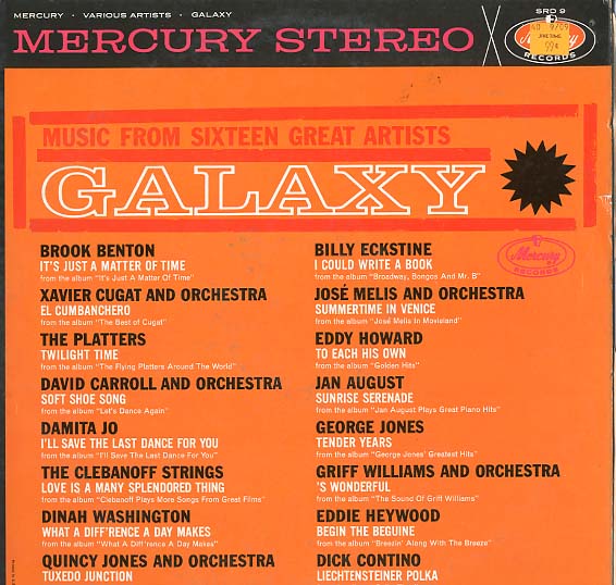 Albumcover Mercury Sampler - Galaxy - Music From Sixteen Great Artists