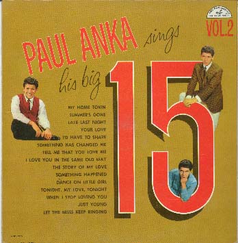 Albumcover Paul Anka - Sings His BIG 15 Vol. 2