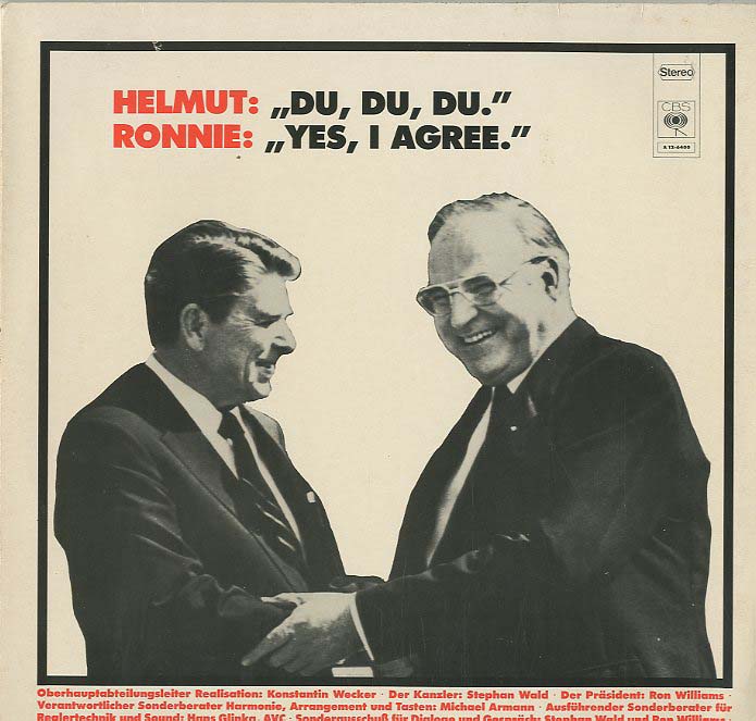 Albumcover Stephan Wald - Helmut und Ronnie: Under Four Eyes / Du Du Du (Maxi) 