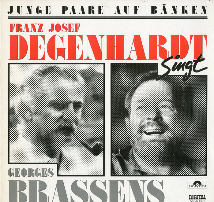 Albumcover Franz Josef Degenhardt - Junge Paare auf Bänken - Franz Josef Degenhardt singt Georg Brassens