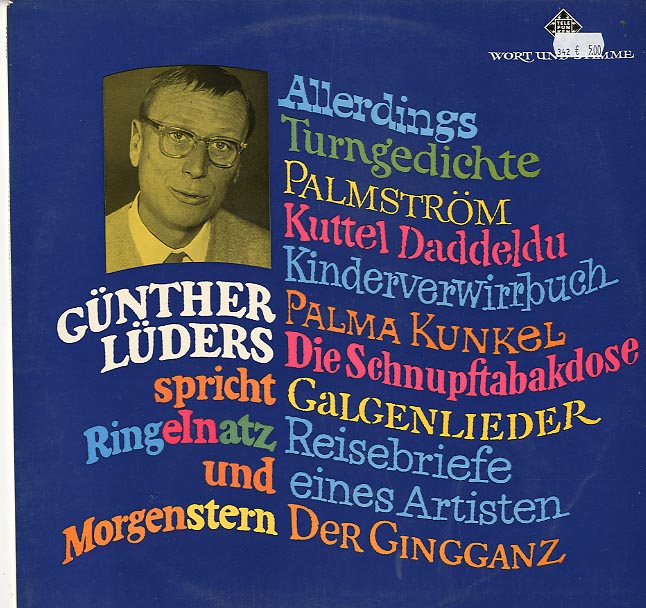 Albumcover Günther Lüders - Günther Lüders spricht Ringelnatz und Morgenstern