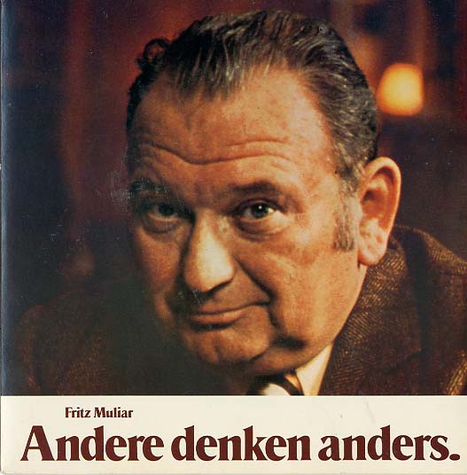 Albumcover Fritz Muliar - Andere denken anders