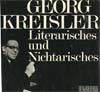 Cover: Kreisler, Georg - Literarisches und Nichtarisches