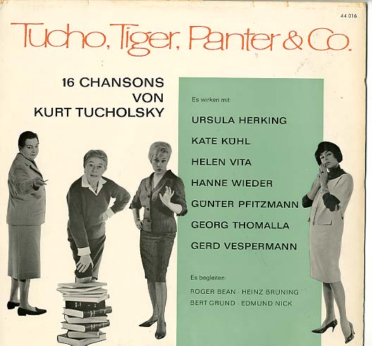 Albumcover Deutsche Chansons - Tuch, Tiger, Panter & Co - 16 Chansons von Kurt Tucholsky