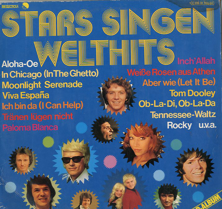 Albumcover Electrola  - EMI Sampler - Stars singen Welthits (DLP)