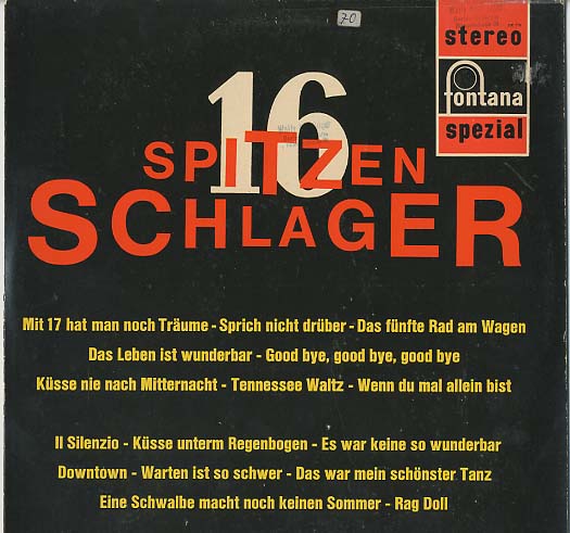 Albumcover Fontana Sampler - 16 Spitzenschlager