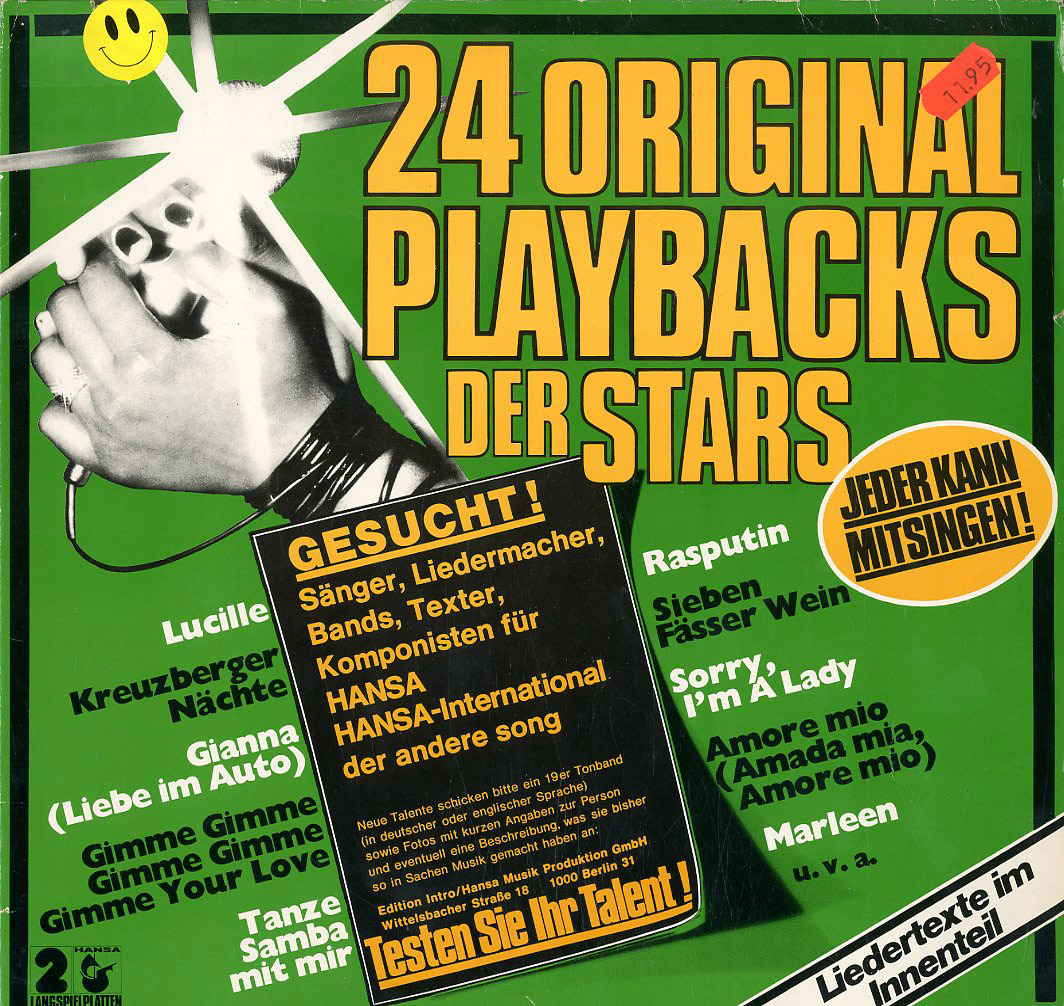 Albumcover Verschiedene Interpreten - 24 Original Playbacks der Stars (DLP)