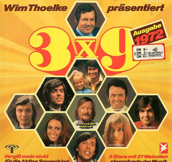 Albumcover 3 x 9 - 3 x 9 - Wim Thoelke präsentiert Stars und Ihre Melodien Ausgabe 1972