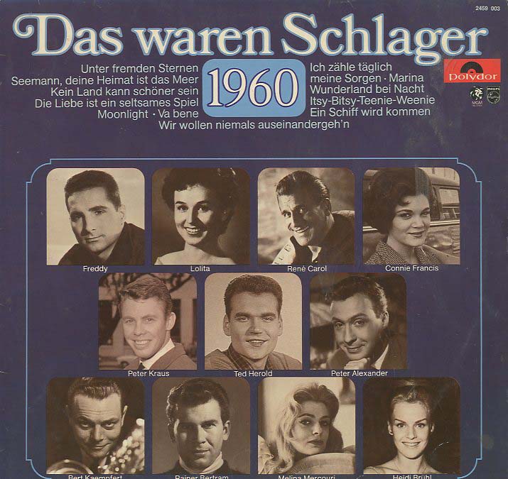 Albumcover Das waren Schlager (Polydor) - Das waren Schlager 1960