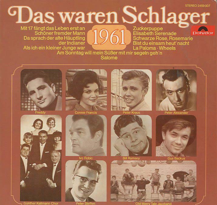 Albumcover Das waren Schlager (Polydor) - Das waren Schlager 1961