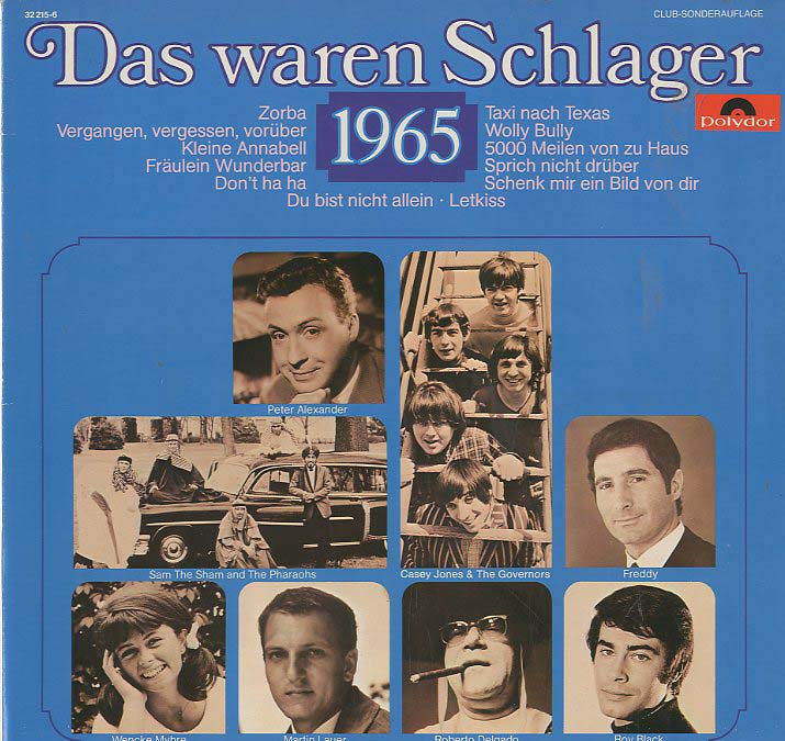 Albumcover Das waren Schlager (Polydor) - Das waren Schlager 1965