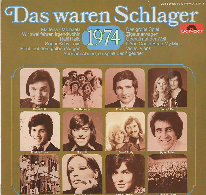 Albumcover Das waren Schlager (Polydor) - Das waren Schlager 1974