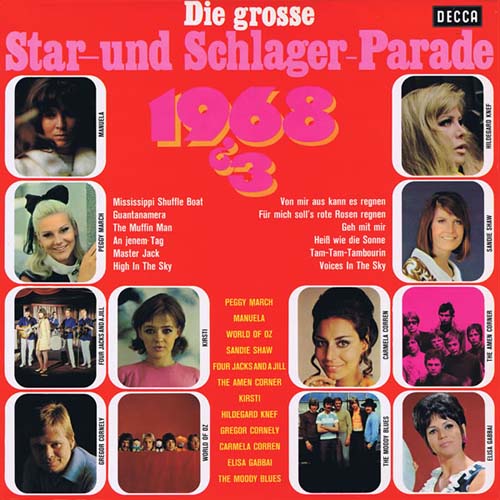 Albumcover Decca Sampler - Die grosse Star- und Schlagerparade 1968/3 