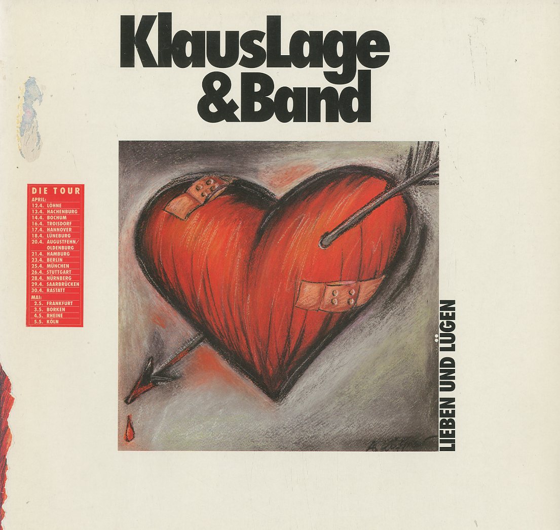 Albumcover Klaus Lage - Lieben Und Lügen