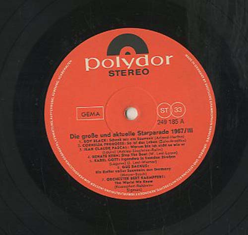 Albumcover Polydor Starparade / Star-Revue - Die große und aktuelle Starparade 1967/3