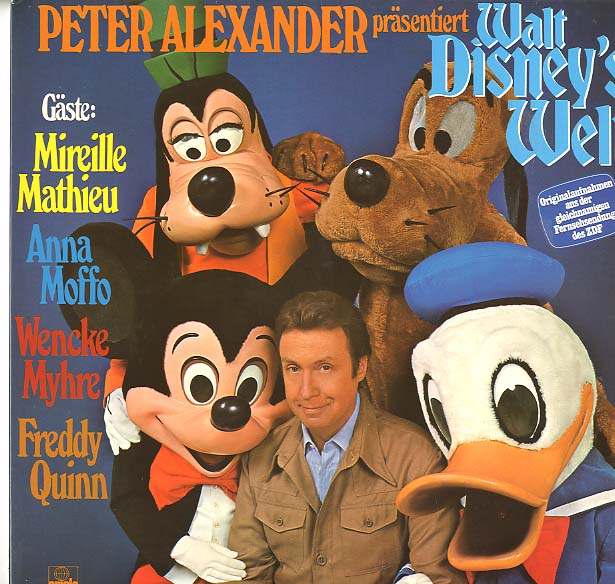 Albumcover Aus Fernsehsendungen - Peter Alexander präsentiert Walt Disneys Welt