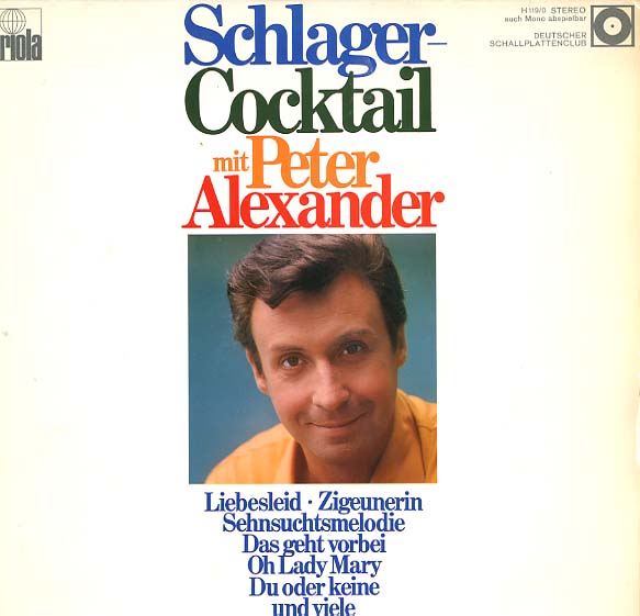 Albumcover Peter Alexander - Schlager-Cocktail