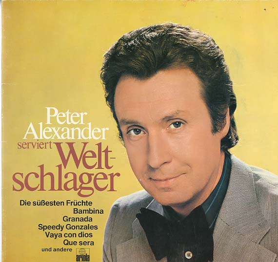 Albumcover Peter Alexander - Peter Alexander serviert Weltschlager 