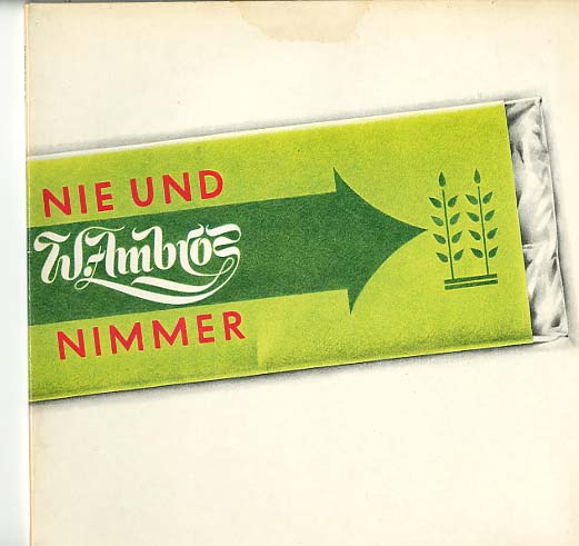 Albumcover Wolfgang Ambros - Nie und nimmer