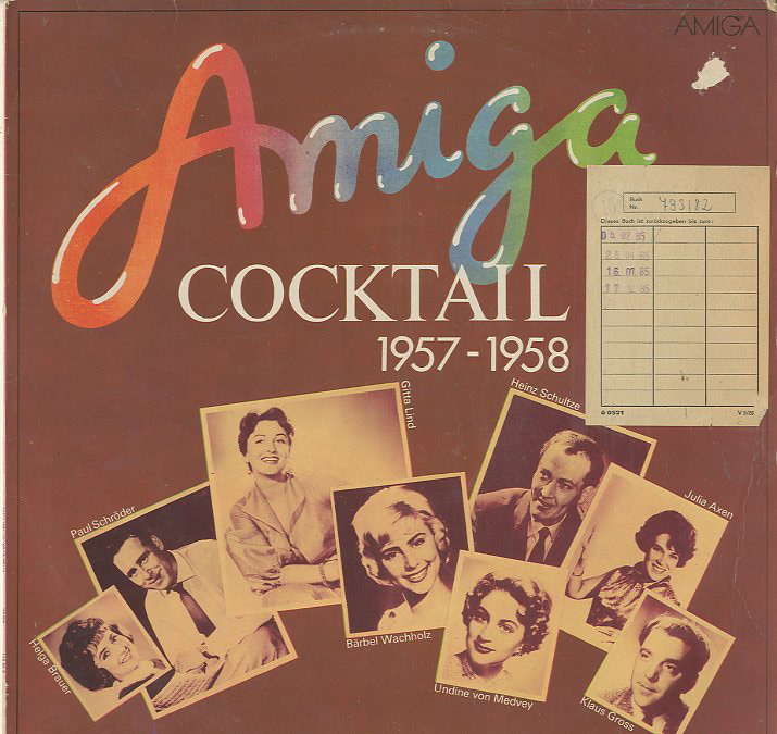 Albumcover Amiga Sampler - Amiga Cocktail 1957 - 1958
