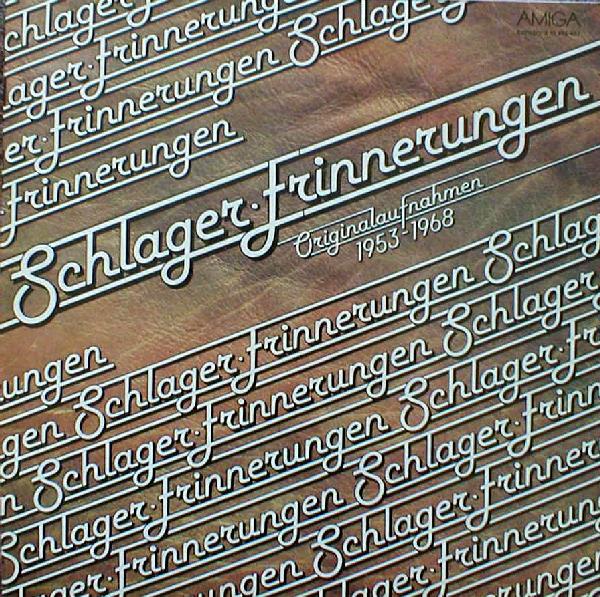 Albumcover Amiga Sampler - Schlager-Erinnerungen - Originalaufnahmen 1953 - 1968 (DLP)
