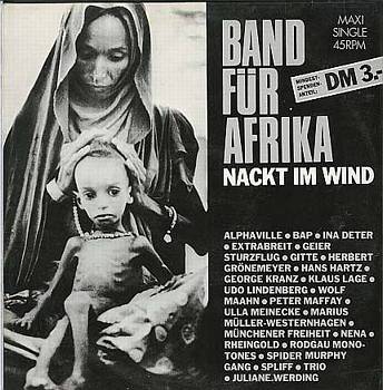 Albumcover Band für Afrika - Nackt im Wind (Maxi Single Vinyl 45 RPM)