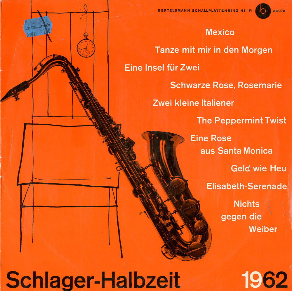 Albumcover Bertelsmann Schallplattenring - Schhlager-Halbzeit 1962