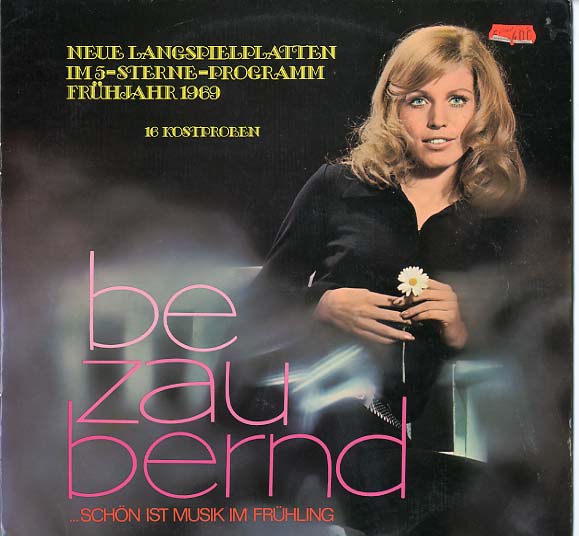 Albumcover TELDEC Informations-Schallplatte - Bezaubernd  - Neue Langspielplatten im 5 Sterne Progrann Frühjahr 1969  