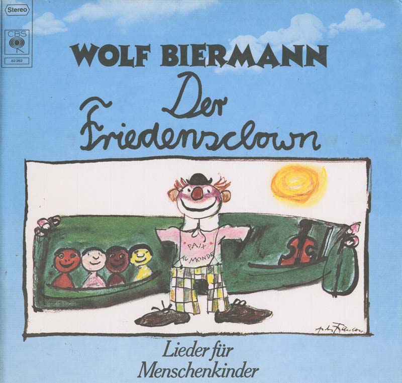 Albumcover Wolf Biermann - Der Friedensclown - Lieder für Menschenkinder