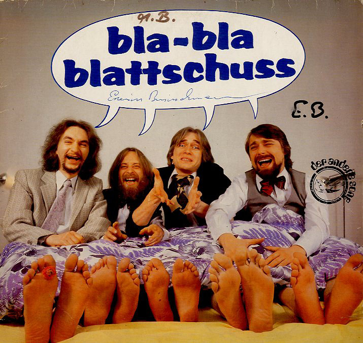 Albumcover Gebrüder Blattschuss - bla-bla blattschuss