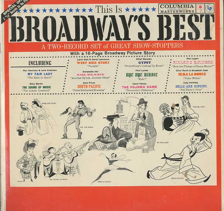 Albumcover Diverse Soundtracks - Broadways Best - A Two-Record Set of Great Show Stoppers (DLP)