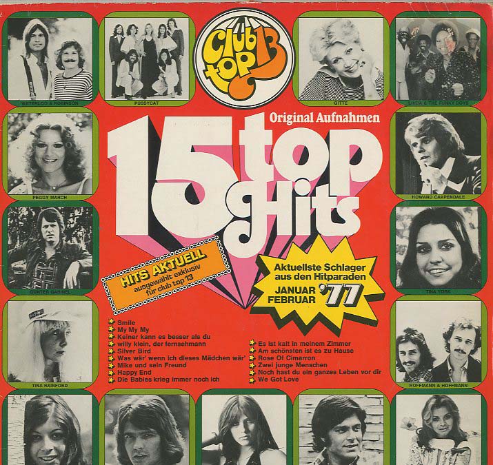 Albumcover Deutsche Sampler 70er und 80er Jahre - 15 top Hits