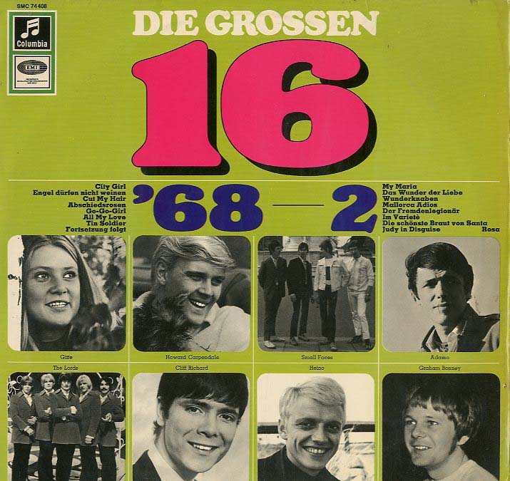 Albumcover Columbia / EMI Sampler - Die grossen 16 - 68-2