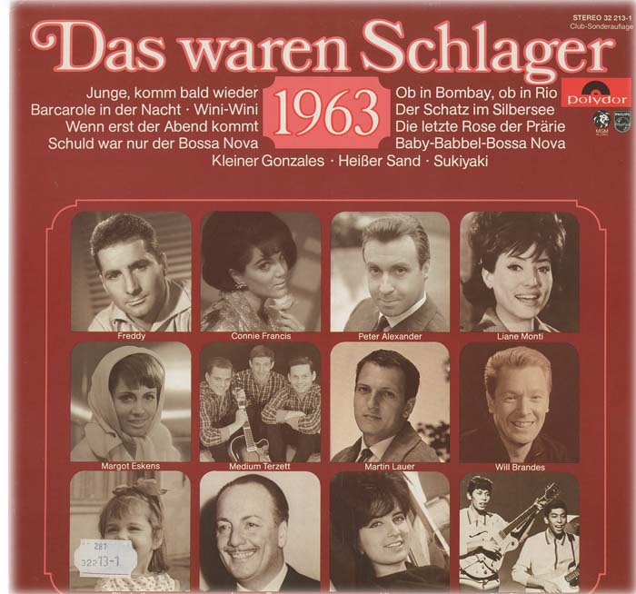 Albumcover Das waren Schlager (Polydor) - Das waren Schlager 1963