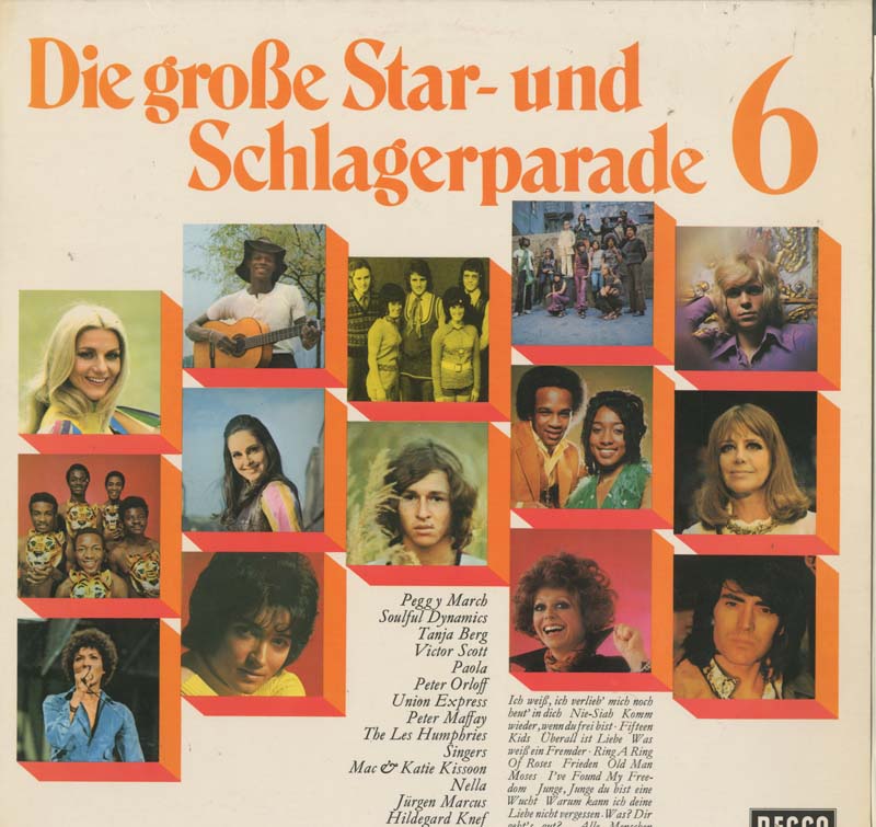 Albumcover Decca Sampler - Die große Star- und Schlagerparade 6