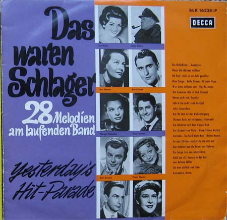 Albumcover Decca Sampler - Das waren Schlager - 28 Melodien am laufenden Band
