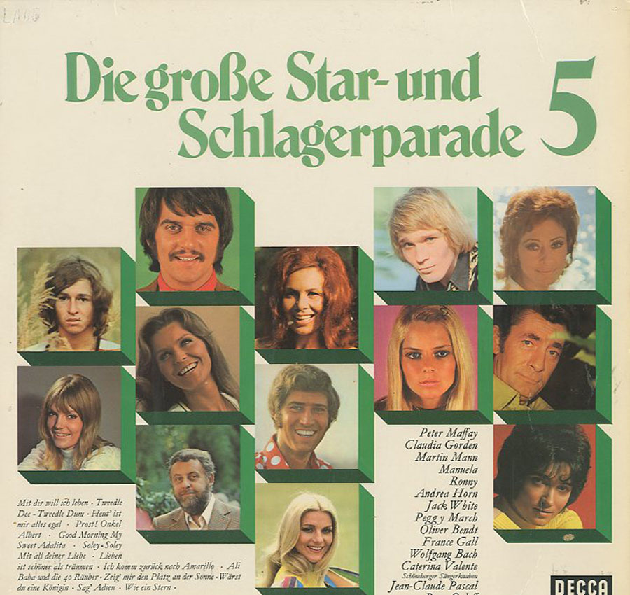Albumcover Decca Sampler - Die große Star-und Schlagerparade 5