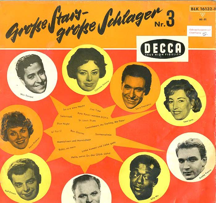 Albumcover Decca Sampler - Große Stars - große Schlager Nr. 3