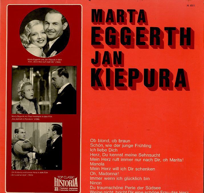 Albumcover Marta Eggerth - Marta Eggerth / Jan Kiepura