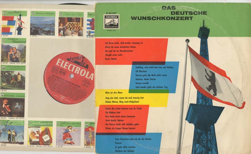 Albumcover Electrola  - EMI Sampler - Das deutsche Wunschkonzert (25cm)