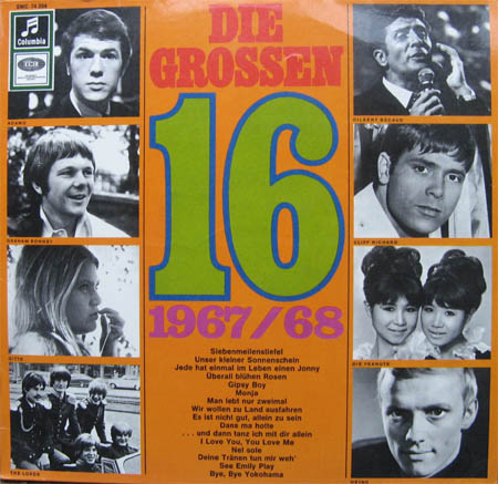 Albumcover Columbia / EMI Sampler - Die grossen 16 1967/68