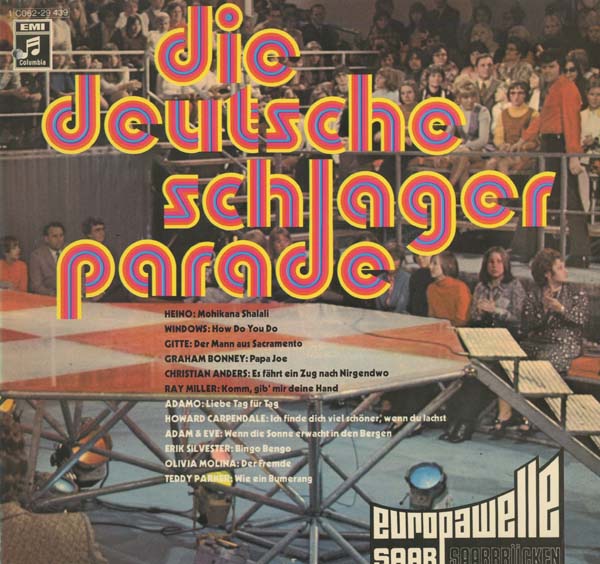 Albumcover Europawelle Saar - Die deutsche Schlagerparade  (1972) - Europawelle Saar, Saarbrücken